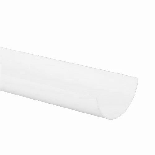 Product image for Plastic Guttering Half Round Style 4m Length 112mm - Arctic White