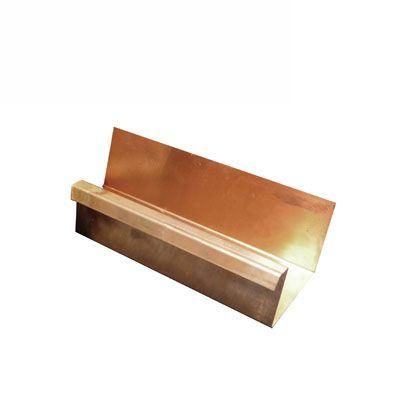 Product image for Metal Gutta Copper 120mm Box Gutter - 2.4m
