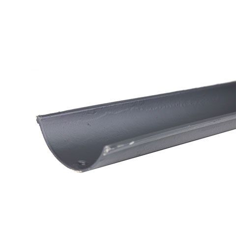 Product image for Cast Iron Half Round Beaded Guttering Length 1.8m -150mm Primed Finish