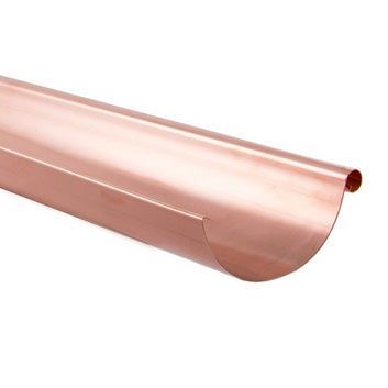 Product image for Lindab 150mm Half Round Copper Guttering