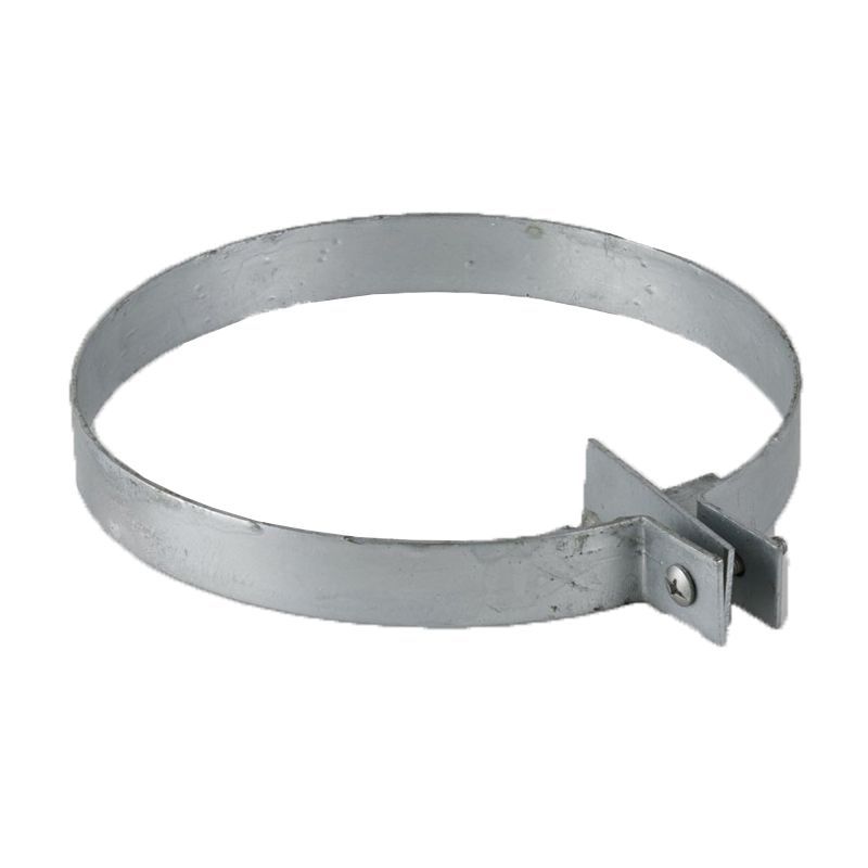 Image of Brett Martin Plastic Guttering Industrial Downpipe Metal Galvanised Bracket 200mm