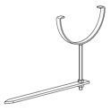 Product image for Cascade Cast Iron Style Black 170mm Deepstyle Rise & Fall Bracket