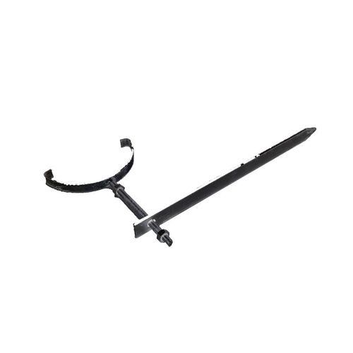 Product image for Cascade Cast Iron Roundstyle 112mm Rise & Fall Bracket - Black
