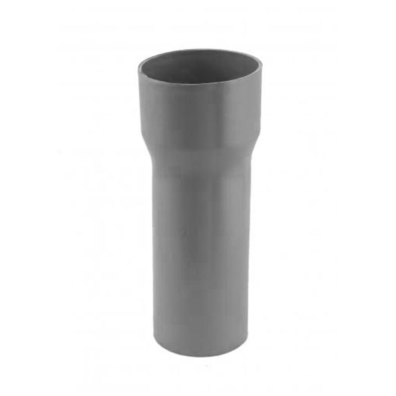 Image of Brett Martin Guttering Industrial Downpipe AC Outlet Adaptor 110mm to 117mm - Grey