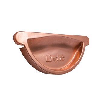 Image of Lindab 125mm Copper Self Sealing Stop End