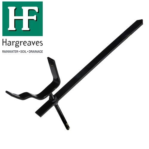 Product image for Cast Iron Notts OG Guttering Rise and Fall Bracket - 115mm Galvanised