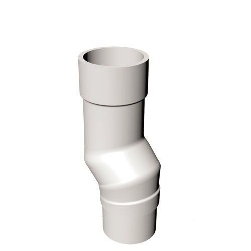 Product image for Freeflow Round Plastic Downpipe Mini Offset White