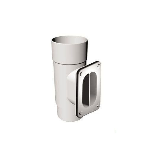 Product image for Freeflow Round Plastic Downpipe Access Pipe White