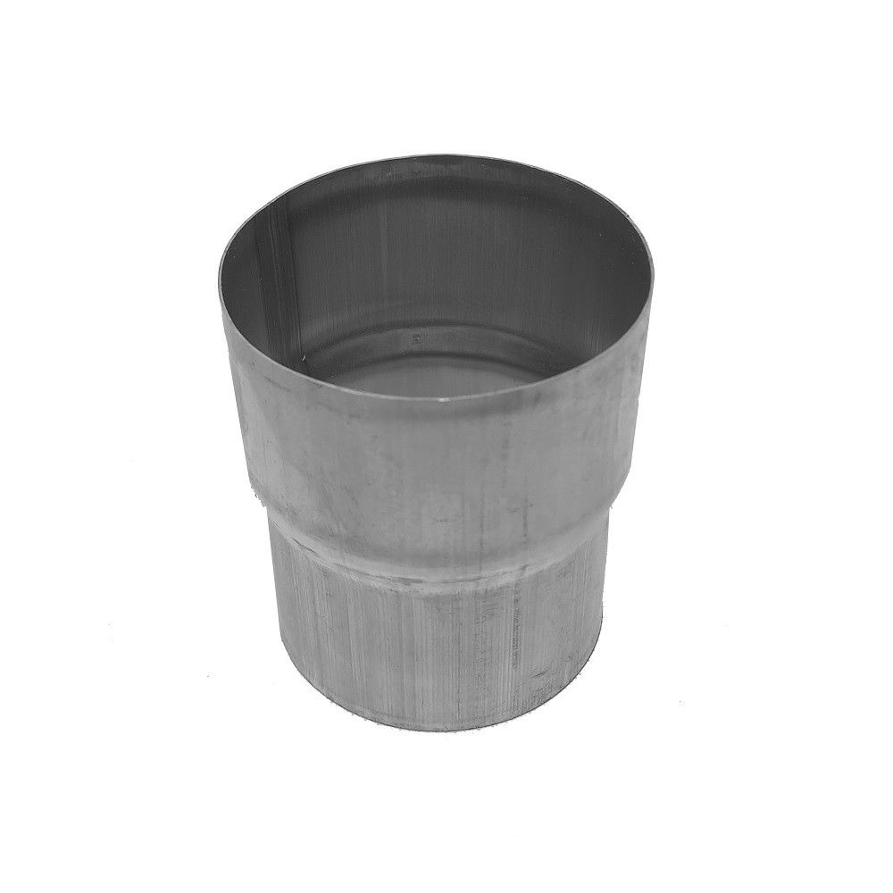 Image of Metal Gutta Zinc Round 80mm Downpipe Connector