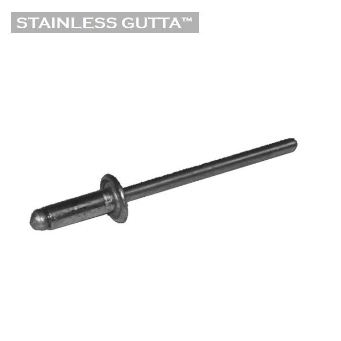 Product image for Metal Gutta Stainless Steel Gutter Rivets 3.9 x 11mm - Bag of 100