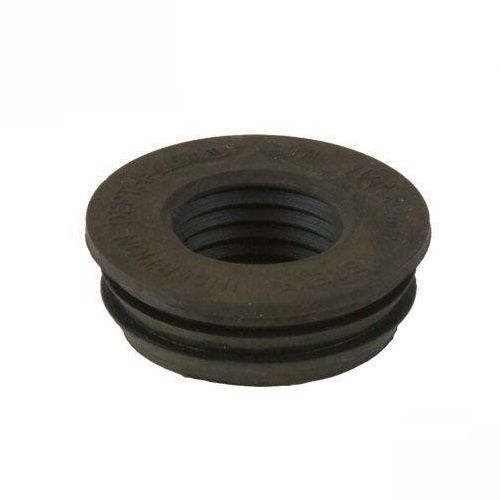Product image for Cascade Cast Iron Style 1.25 Inch / 32mm Rubber Waste Adaptor (Black)