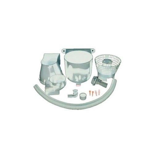 Product image for Lindab 75mm & 87mm Steel Rainwater Diverter - White