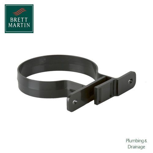 Product image for Cascade Cast Iron Style 110mm Soil Pipe & Socket Bracket (Black)