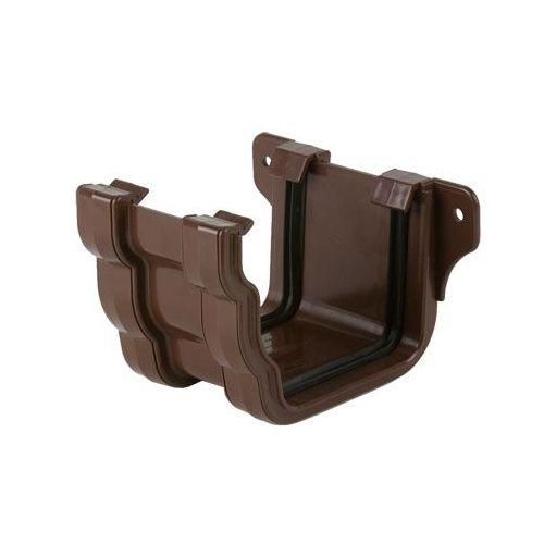 Product image for Brett Martin Plastic Guttering Ogee Prostyle Union Bracket 106mm - Brown