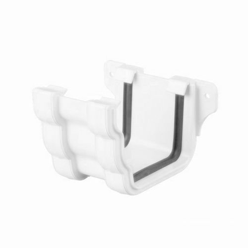 Product image for Brett Martin Plastic Guttering Ogee Prostyle Union Bracket 106mm - Arctic White