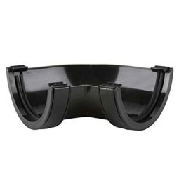Product image for Brett Martin Plastic Guttering Half Round Style 120 Degree Angle 112mm Arctic White