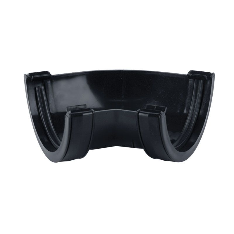 Product image for Brett Martin Plastic Guttering Half Round 135 Degree Angle 112mm - Anthracite Grey
