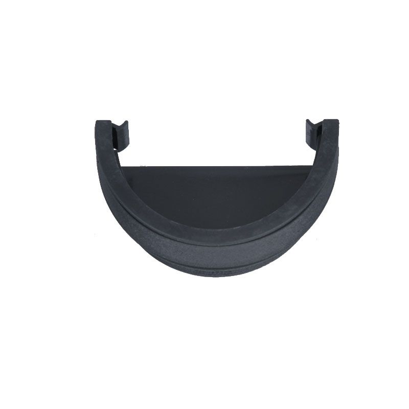 Product image for Cast Iron Style Gutter 115mm Deepstyle Ext Stopend - Anthracite Grey