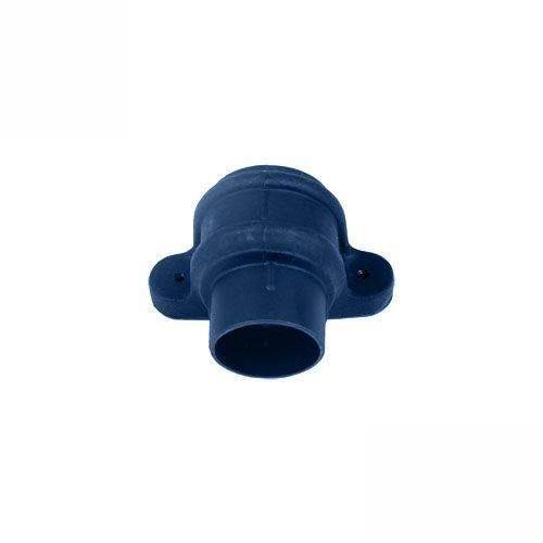 Image of Cascade Cast Iron Style 105mm Round Pipe Coupler With Lugs (Blue)