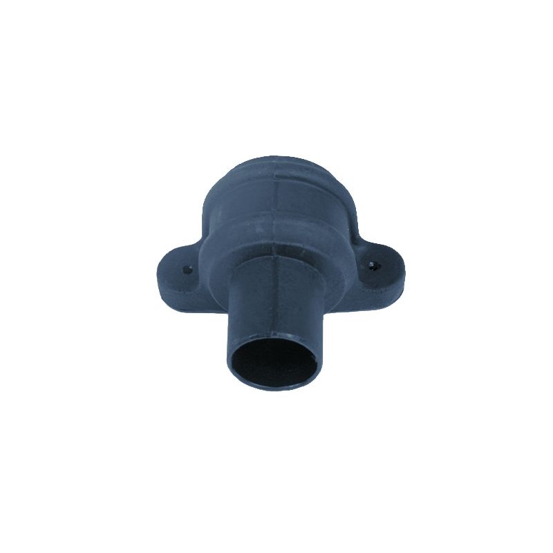 Image of Cast Iron Style Round Downpipe 68mm Coupler with Lugs Anthracite Grey