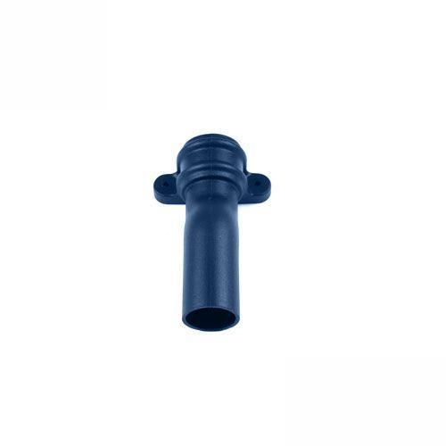 Product image for Cascade Cast Iron Style 68mm Plastic Plinth Offset With Lugs - Blue