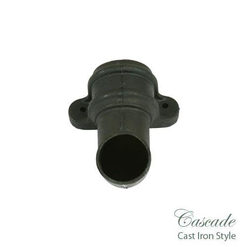 Product image for Cascade Cast Iron Style 68mm Plastic Shoe With Lugs - Black