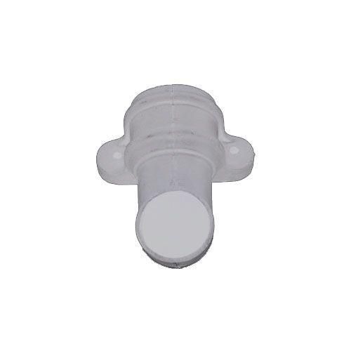 Product image for Cascade Cast Iron Style 68mm Plastic Shoe With Lugs - White