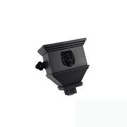 Image of Cascade Cast Iron Style 105mm Long Hopper With Lion (Grey)