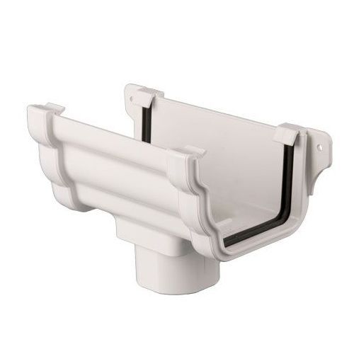 Product image for Brett Martin Plastic Guttering Ogee Prostyle Running Outlet 106mm - White