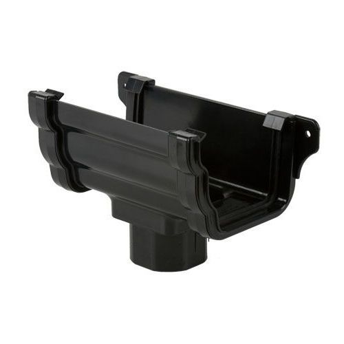 Product image for Brett Martin Plastic Guttering Ogee Prostyle Running Outlet 106mm - Black