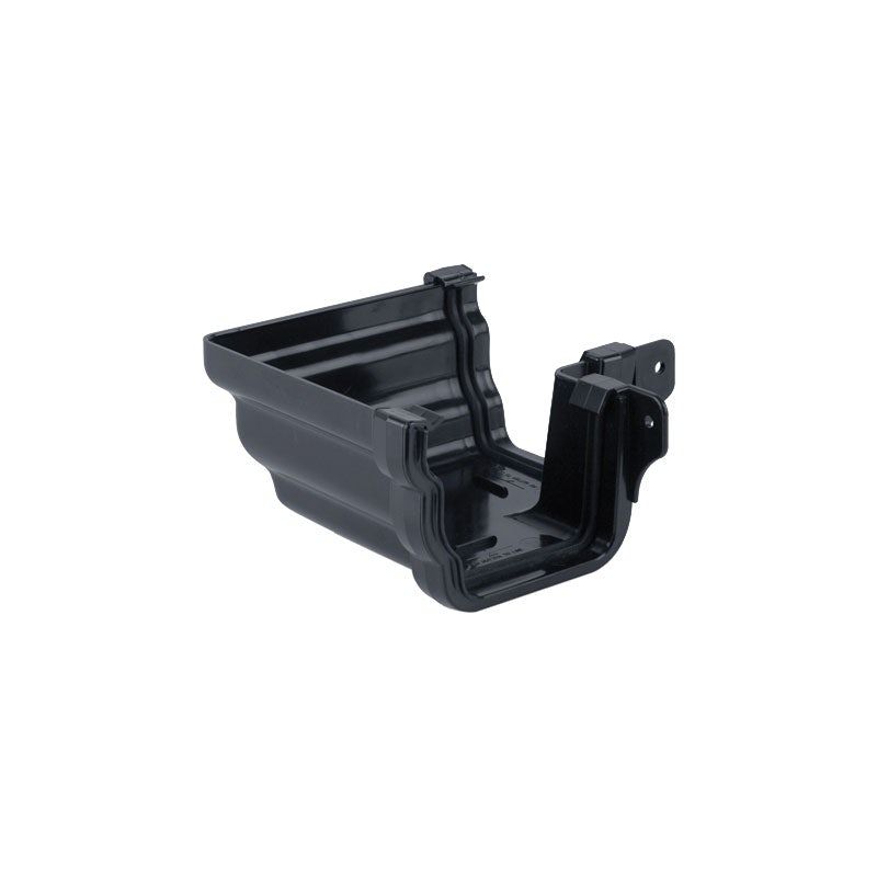 Image of Brett Martin Plastic Guttering Ogee Prostyle Anthracite Grey 90 Degree External Angle