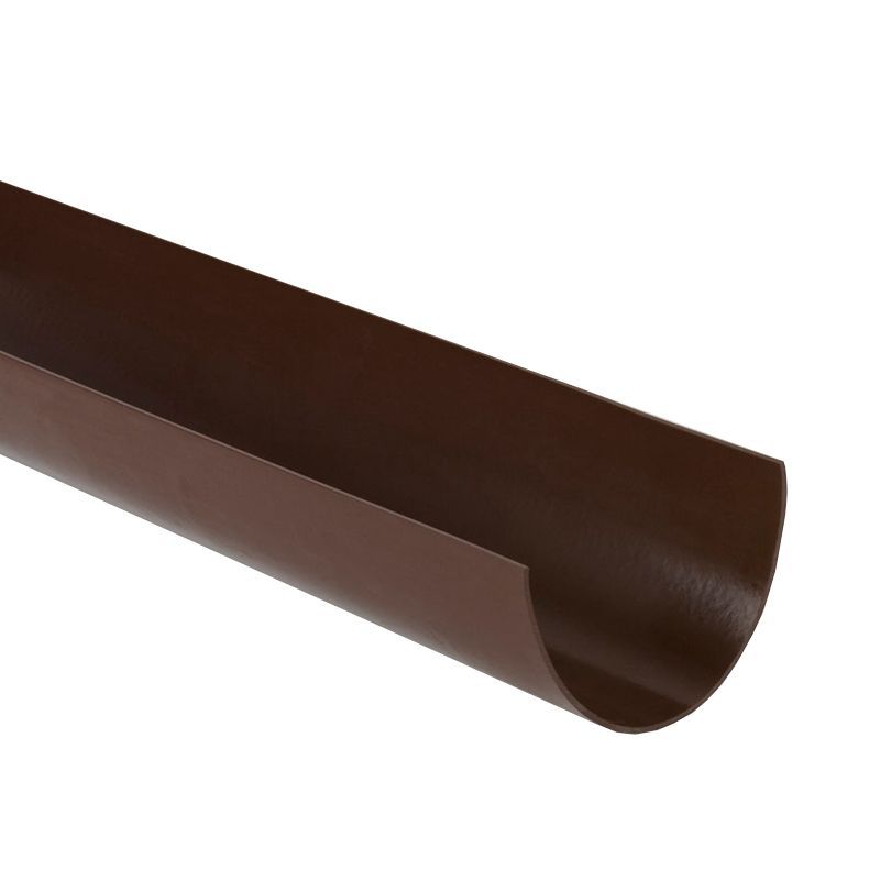 Product image for Brett Martin Plastic Guttering Deepstyle High Capacity 4m Length 115mm - Brown