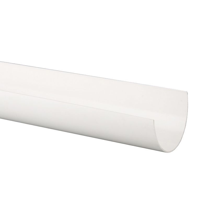 Product image for Brett Martin Plastic Guttering Deepstyle High Capacity 4m Length 115mm - White