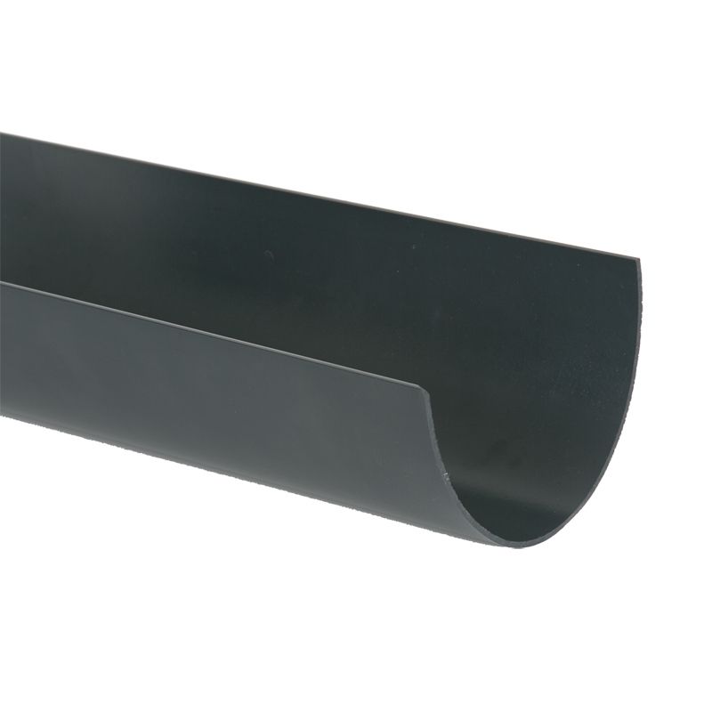 Product image for Brett Martin Plastic Guttering Deepstyle 4m Length 115mm - Anthracite Grey