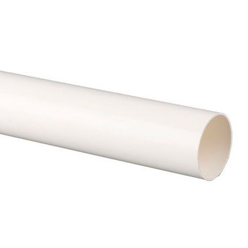 Image of Brett Martin Plastic Guttering Round Style Downpipe 2.5m Length 68mm - White