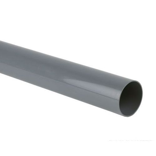 Product image for Brett Martin Plastic Guttering Round Style Downpipe 4m Length 68mm - Grey