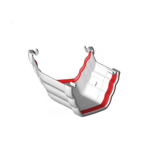Image of Freeflow 150 Degree Ogee Style Plastic Guttering Angle - White