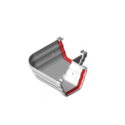 Image of Freeflow 90 Degree Ogee Style Plastic Guttering Angle - White