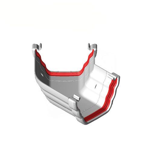Product image for Freeflow 135 Degree Ogee Style Plastic Guttering Angle - White