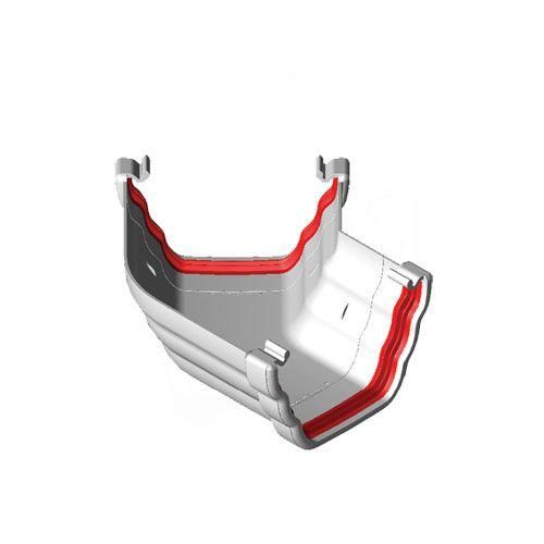 Product image for Freeflow 135 Degree Ogee Style Plastic Guttering Angle - White