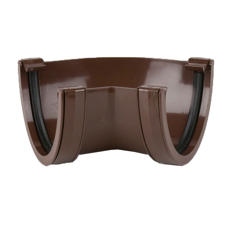 Product image for Brett Martin Plastic Guttering Deepstyle Special Fabricated Angle 115mm - Brown