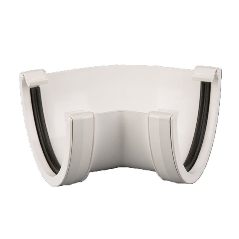 Product image for Brett Martin Plastic Guttering Deepstyle Special Fabricated Angle 115mm - White