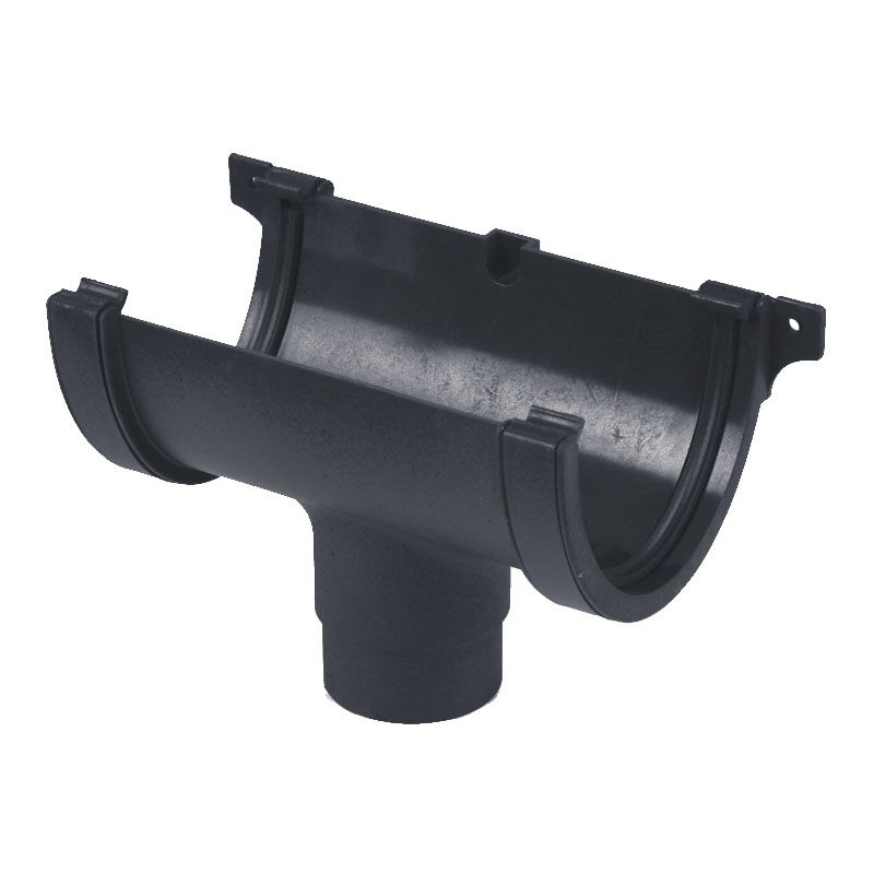 Product image for Cast Iron Style Gutter 115mm Deepstyle Running Outlet Anthracite Grey