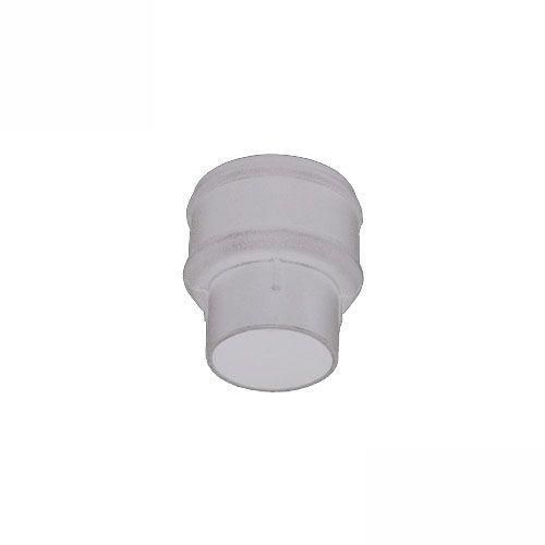Product image for Cascade Cast Iron Style 105mm Plastic Round Plain Coupler (White)