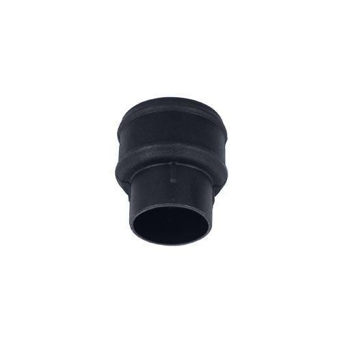 Product image for Cascade Cast Iron Style 105mm Plastic Round Plain Coupler (Grey)