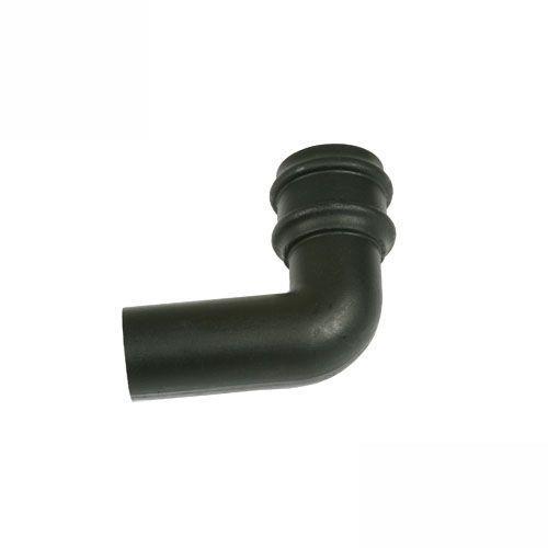 Product image for Cascade Cast Iron Style 68mm Plastic 92.5dg Bend - Black