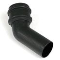 Product image for Cascade Cast Iron Style 68mm Plastic 135dg Bend - Black