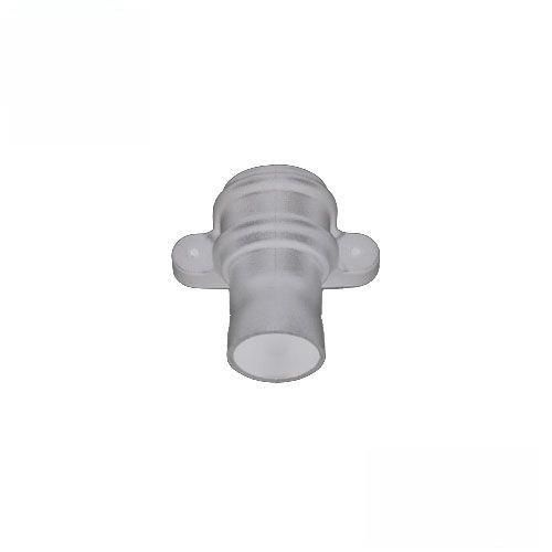 Product image for Cascade Cast Iron Style 68mm Anti-Splash Shoe With Lugs - White