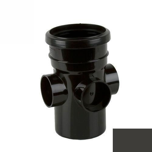 Product image for Cascade Cast Iron Style 110mm Single Socket Triple Boss Pipe (Blue)