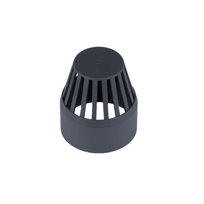 Product image for Cast Iron Style Soil Pipe Vent Cowl 110mm - Anthracite Grey